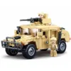SLUBAN WW2 Military Jeep Building Block Set