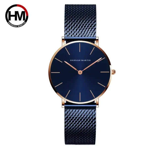 Luxury Rose Gold Stainless Steel Women's Watch - Image 8