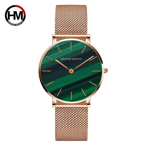 Luxury Rose Gold Stainless Steel Women's Watch - Image 17