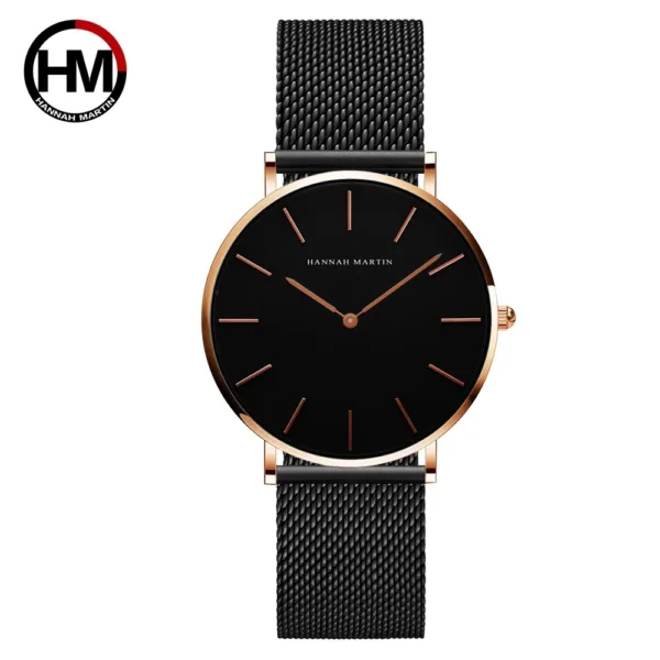 Luxury Rose Gold Stainless Steel Women's Watch - Image 13