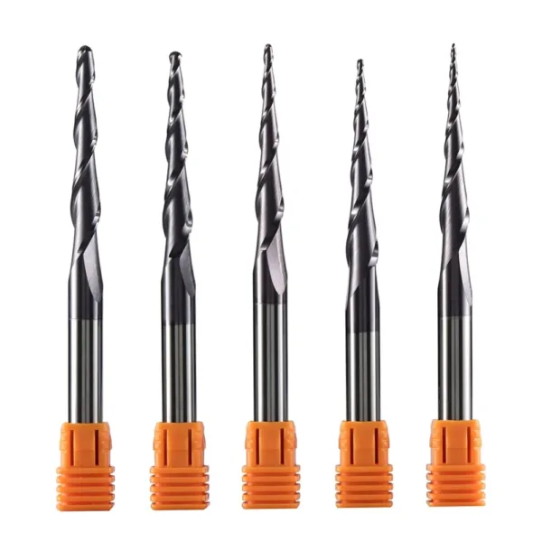 Tungsten Carbide 12PCS Ball Nose End Mill Set - Image 6