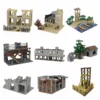 WW2 Military Ruins Building Blocks Set