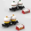 109PCS Shell Octan Rail Tanker Building Set