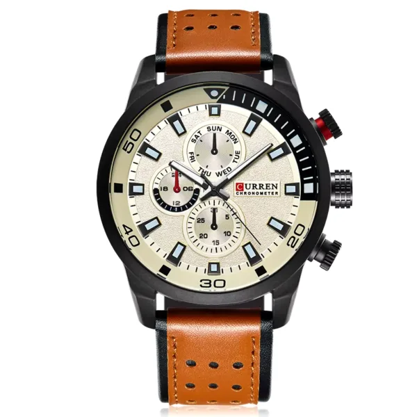 Luxury Quartz Military Style Men's Wristwatch