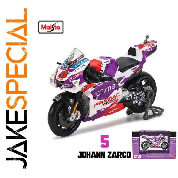 Maisto 1:18 Ducati Pramac Racing Model Motorcycle