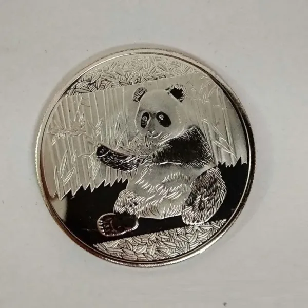 Panda Coin Replica Gold Plated 40mm Collectible - Image 3