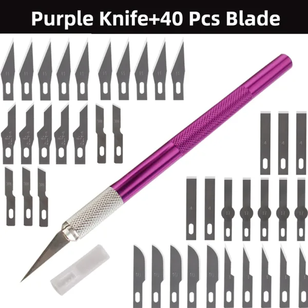Multi-Knife Set with 5 Steel Blades - Image 15