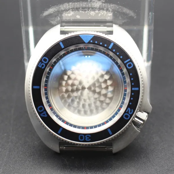 44mm Stainless Steel Men's Watch Case Mod SKX - Image 2