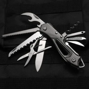 Outdoor Multi-Tool Swiss Knife in Dark Grey