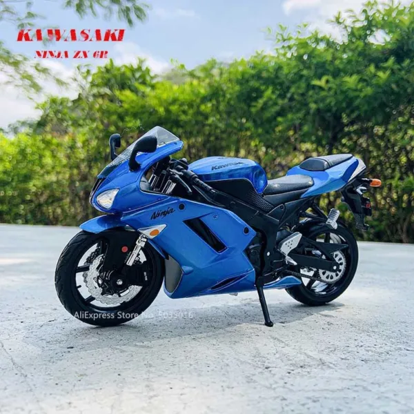 1:12 Kawasaki Ninja ZX-6R Diecast Model Motorcycle