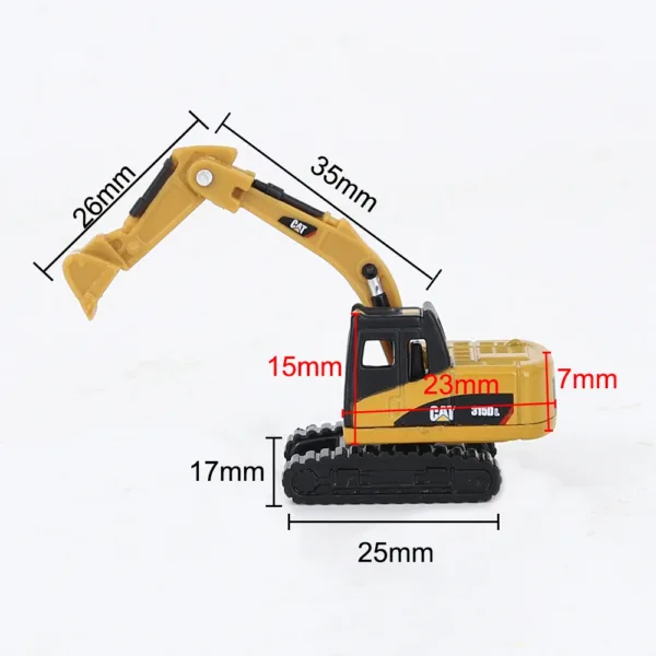 N Scale 1:160 Miniature Excavator Model - Image 4