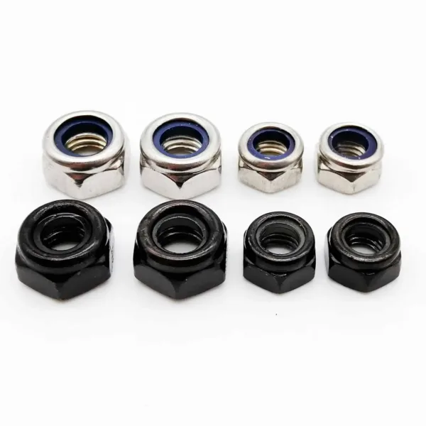 304 Stainless Steel Nylon Lock Nut Set - Image 2