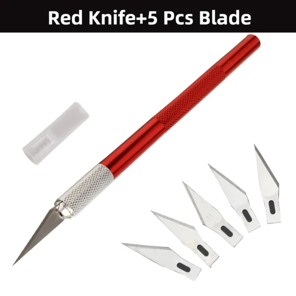 Multi-Knife Set with 5 Steel Blades - Image 12
