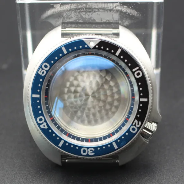 44mm Stainless Steel Men's Watch Case Mod SKX - Image 6