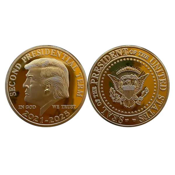 Donald Trump Gold Commemorative Coin Replica - Image 6