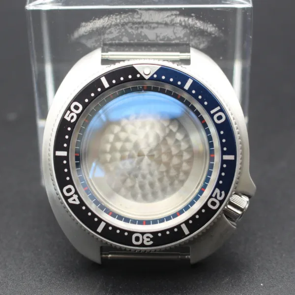 44mm Stainless Steel Men's Watch Case Mod SKX - Image 13