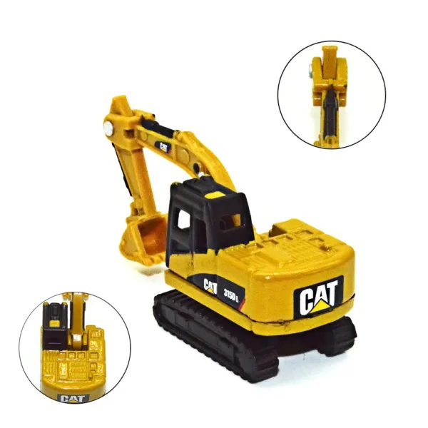 N Scale 1:160 Miniature Excavator Model - Image 3