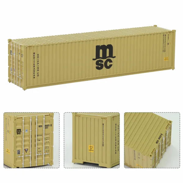 3 Pack HO Scale 1:87 Shipping Containers - Image 2