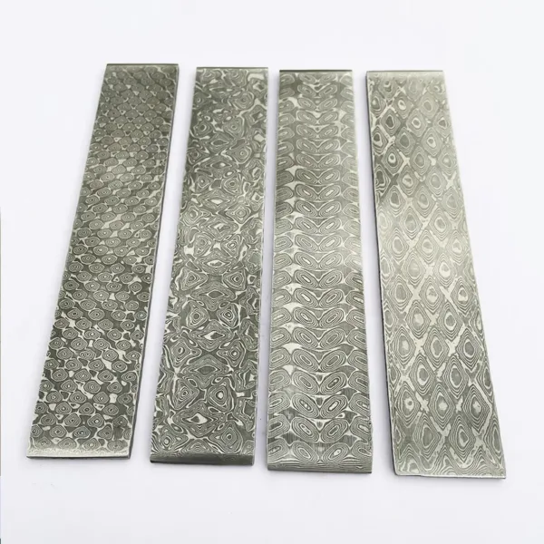 VG10 Damascus Steel Knife Blade Blank 10 Inch - Image 5