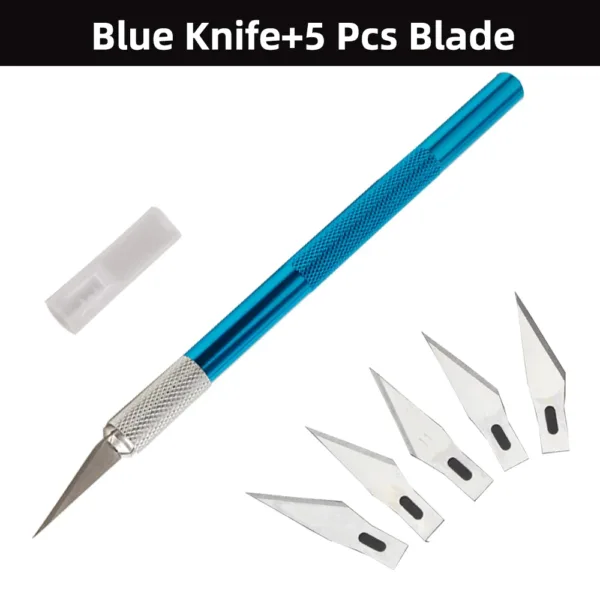 Multi-Knife Set with 5 Steel Blades - Image 9