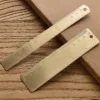 Vintage Brass Straight Ruler Set