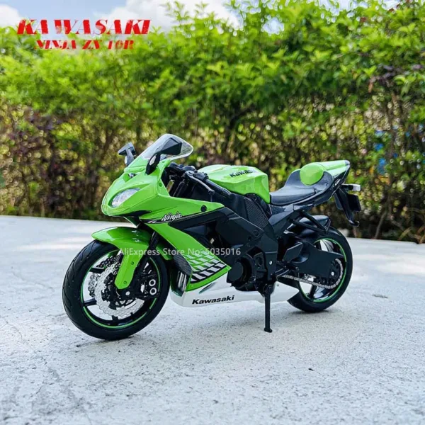 1:12 Kawasaki Ninja ZX-6R Diecast Model Motorcycle - Image 7