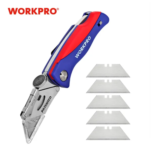 Folding Utility Knife with 5 Blades - Image 10