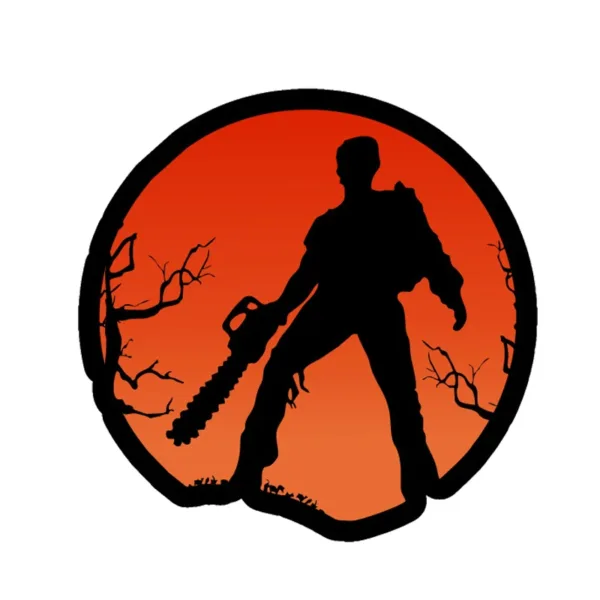 Evil Dead Ash Chainsaw Brooch Jewelry