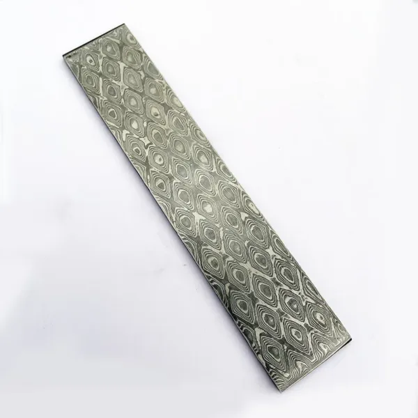 VG10 Damascus Steel Knife Blade Blank 10 Inch - Image 23