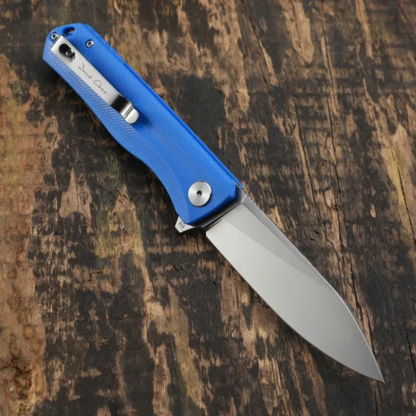 D2 Steel Folding Knife with G10 Handle - Image 2
