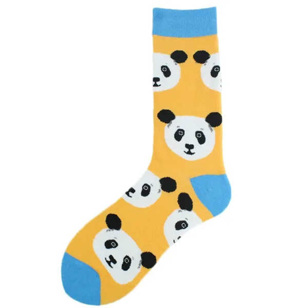 Funny Alien Planet Shark Design Cotton Socks - Image 6