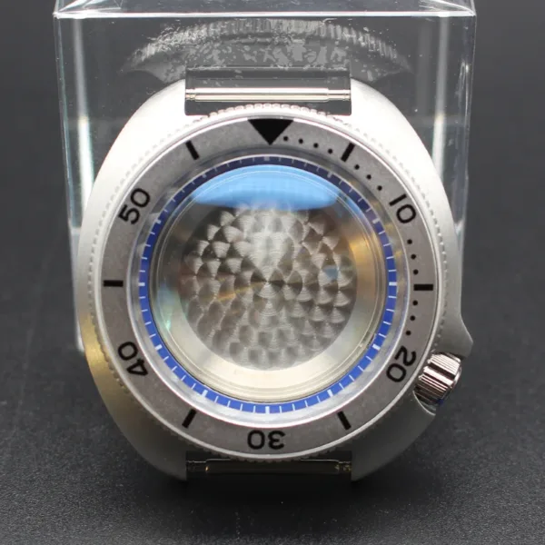 44mm Stainless Steel Men's Watch Case Mod SKX - Image 21