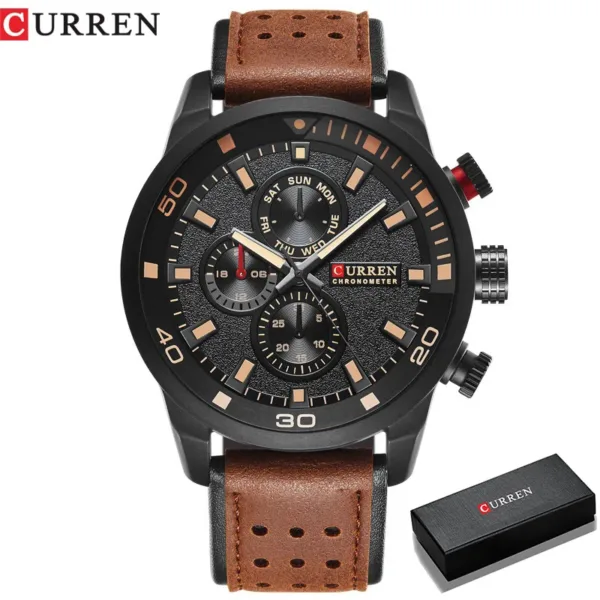 Luxury Quartz Military Style Men's Wristwatch - Image 8