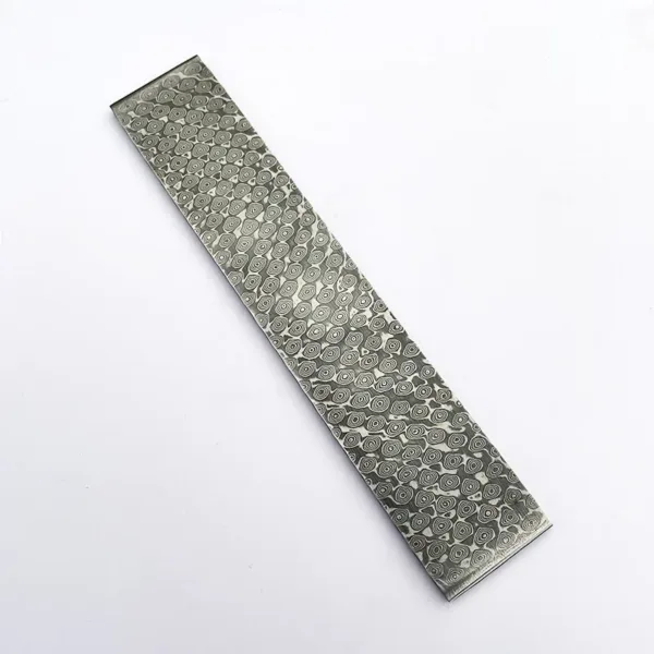 VG10 Damascus Steel Knife Blade Blank 10 Inch - Image 19