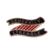 Funny Quote Copper Brooch Pin Accessory