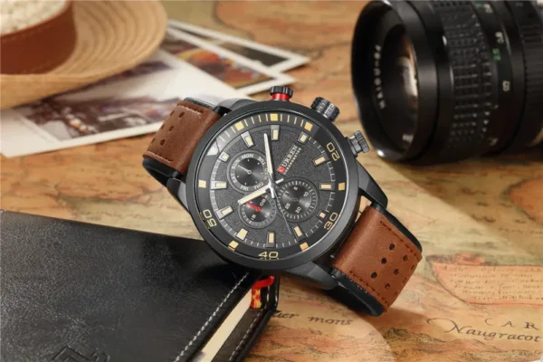 Luxury Quartz Military Style Men's Wristwatch - Image 4