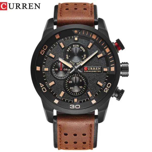 Luxury Quartz Military Style Men's Wristwatch - Image 2