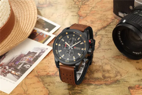 Luxury Quartz Military Style Men's Wristwatch - Image 3