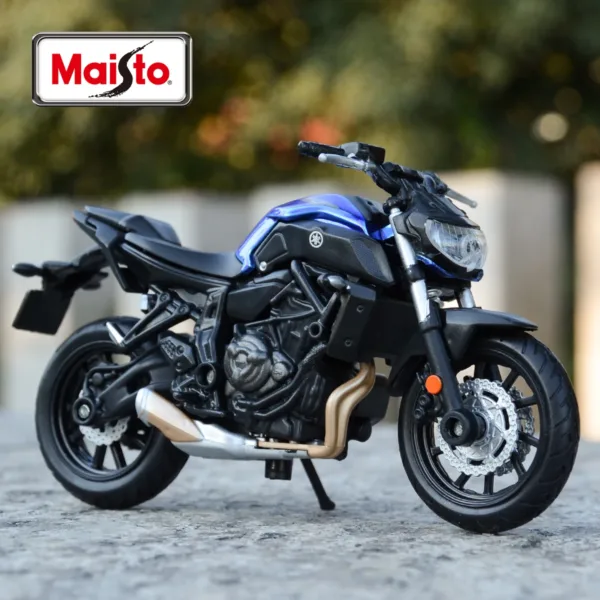 Maisto 1:18 Diecast 2018 Yamaha MT07 Model