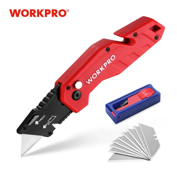 Folding Utility Knife with 5 Blades - Image 9