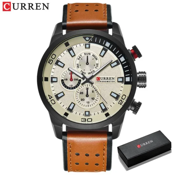 Luxury Quartz Military Style Men's Wristwatch - Image 7