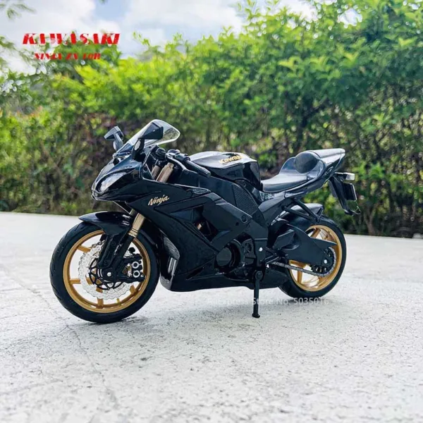 1:12 Kawasaki Ninja ZX-6R Diecast Model Motorcycle - Image 13