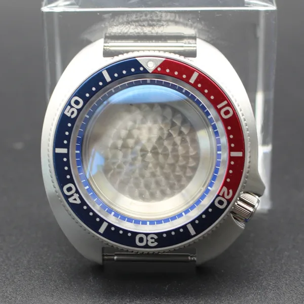 44mm Stainless Steel Men's Watch Case Mod SKX - Image 8