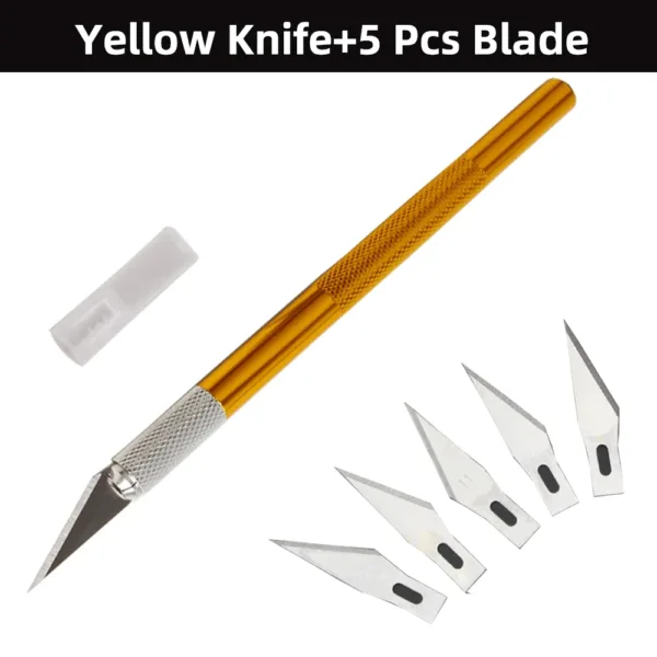 Multi-Knife Set with 5 Steel Blades - Image 8