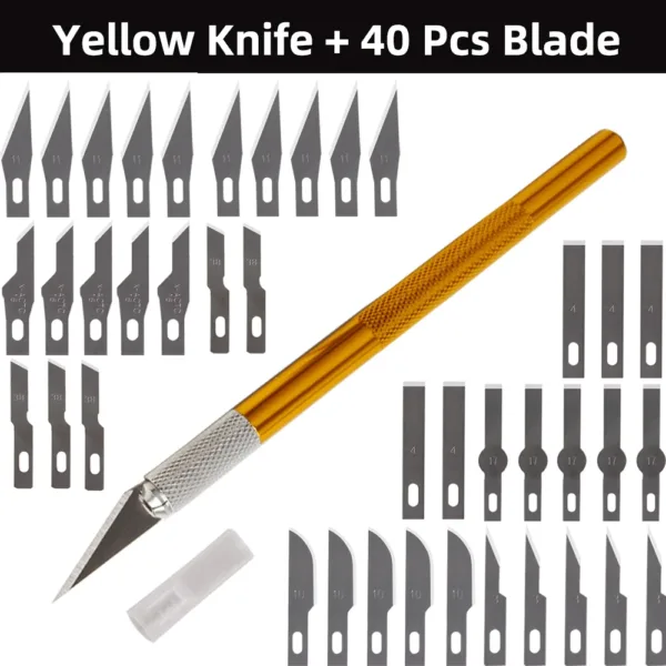 Multi-Knife Set with 5 Steel Blades - Image 23