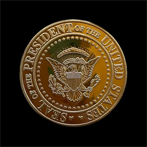 Donald Trump Gold Commemorative Coin Replica - Image 4