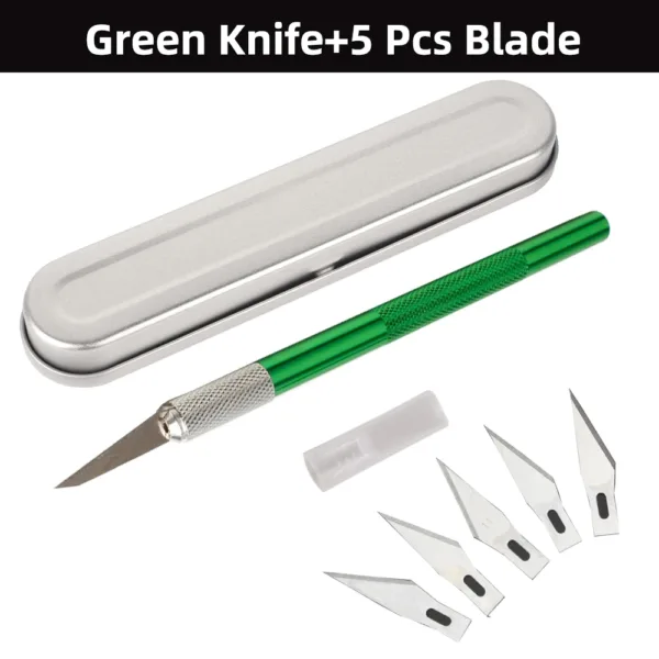 Multi-Knife Set with 5 Steel Blades - Image 19