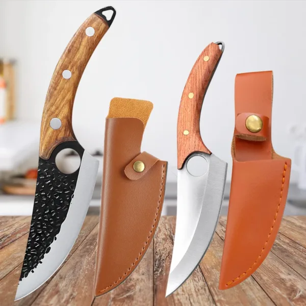Forged Stainless Steel Multi-purpose Knife Set - Image 11