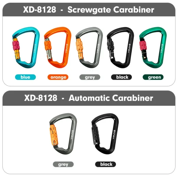 30kN Aluminum Alloy Climbing Carabiner Hook - Image 6