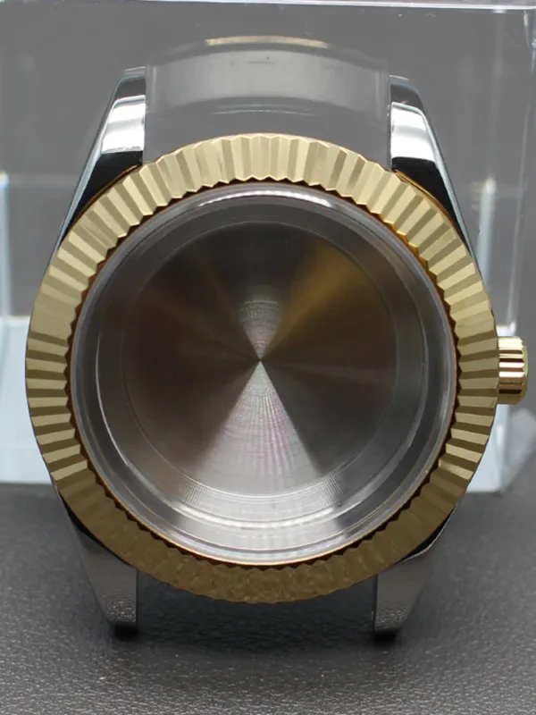 Gold Watch Case with Sapphire Glass 36mm 40mm - Image 9